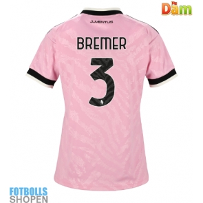 Billiga Juventus Gleison Bremer #3 Bortatröja Dam 2026-27 Kortärmad
